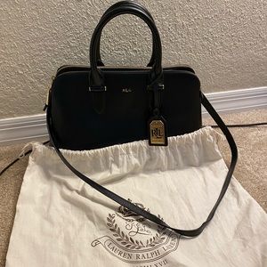 Lauren Ralph Lauren Black leather purse
